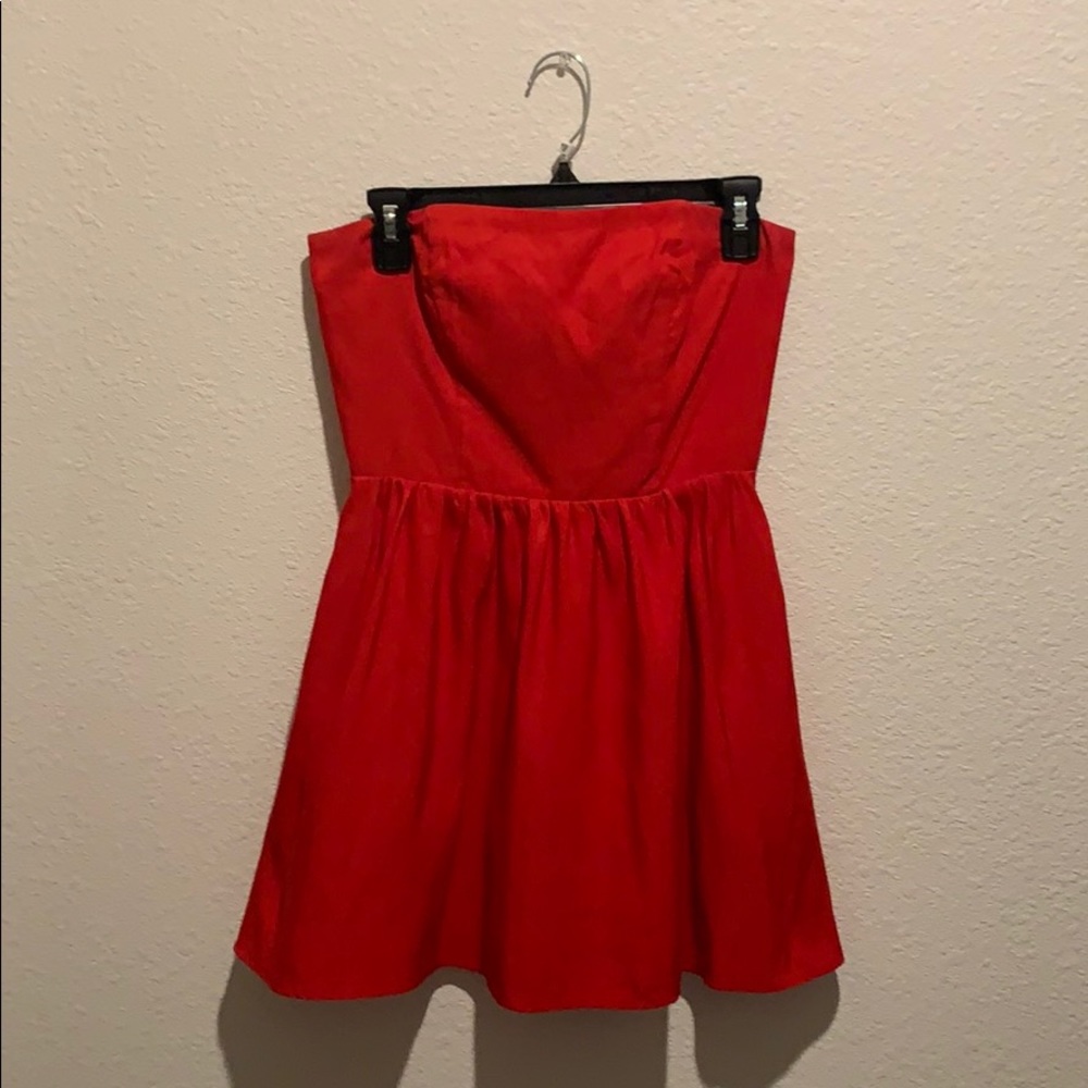 Gorgeous Red Sweetheart Mini Dress